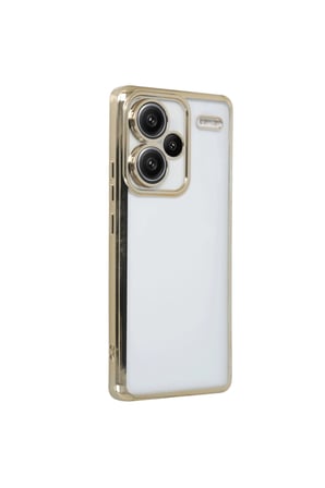 Redmi Note 13 Pro Plus Kılıf Lensli Silikon - Gold