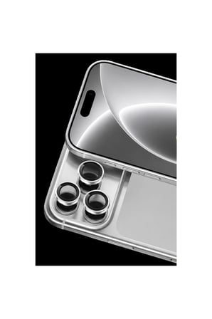 Newface İphone 18 Pro Raze Metal Kamera Lens - Gümüş