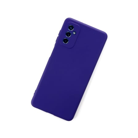 Samsung Uyumlu Galaxy M52 5g Kılıf Nano İçi Kadife Silikon - Mor
