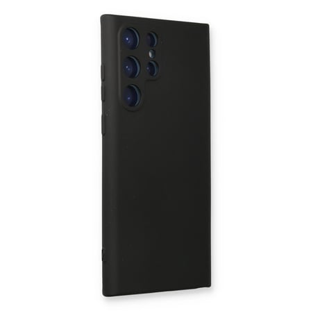 Samsung Uyumlu Galaxy S24 Ultra Kılıf Nano İçi Kadife Silikon - Siyah