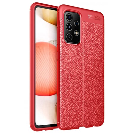 Samsung Uyumlu Galaxy A72 Kılıf Auto Focus Kapak - Kırmızı