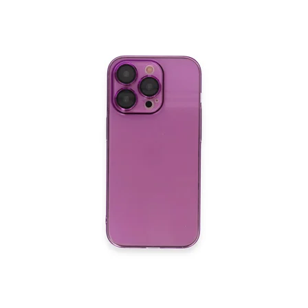 İphone 14 Pro Max Kılıf Armada Lensli Kapak - Mor