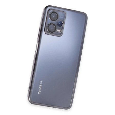 Redmi Note 12 5g Kılıf Lensli Silikon - Siyah