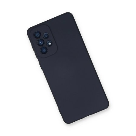 Samsung Galaxy A53 5g Kılıf Nano İçi Kadife Silikon - Lacivert
