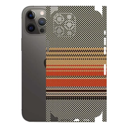 Kapps Iphone 12 Pro Max ile Uyumlu Rainbow Serisi Premium Arka Kapak Kaplama(Kenarlar Yoktur!)