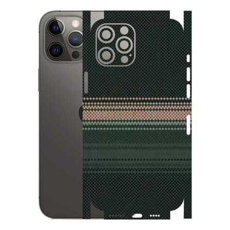 Kapps Iphone 12 Pro Max ile Uyumlu Rainbow Serisi Premium Arka Kapak Kaplama(Kenarlar Yoktur!)