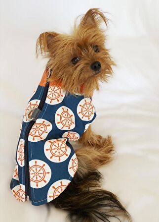 Orange Nautica Su itici Yağmurluk Köpek Yağmurluğu 