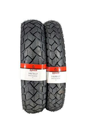 RALCO TYRES NK 250 LASTİK TAKIMI 140/70-17 VE110/80-17 TL (TUBELESS - DUBLEKS) MOTOSİKLET LASTİĞİ