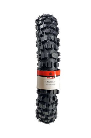 RALCO TYRES 120/80-18 (460-18) TT İÇ LASTİKLİ TİP ENDURO LASTİĞİ +İÇ LASTİK TAKIM