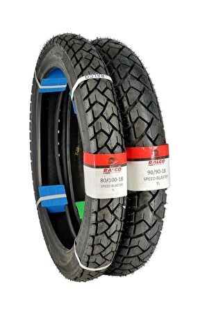 RALCO TYRES HONDA CBF 150 LASTİK TAKIMI 80/100-18 VE 90/90-18 TL (TUBELESS - DUBLEKS)