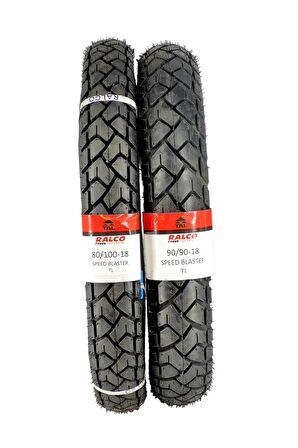 RALCO TYRES HONDA CBF 150 LASTİK TAKIMI 80/100-18 VE 90/90-18 TL (TUBELESS - DUBLEKS)
