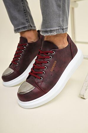 RAMER CH175 CBT Mirror Erkek Ayakkabı BORDO
