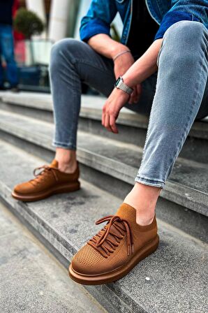 RAMER CH307 RT Tricot Erkek Ayakkabı KAHVE