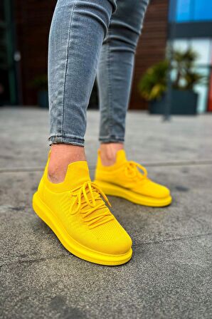 RAMER CH307 RT Tricot Erkek Ayakkabı SARI