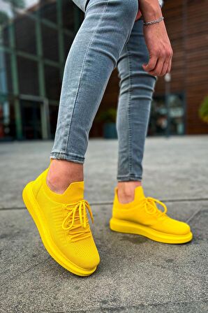 RAMER CH307 RT Tricot Erkek Ayakkabı SARI