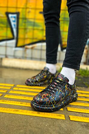 RAMER CH254 CST Pittura Erkek Ayakkabı 498 SARI / MAVI / KIRMIZI SPLUSH