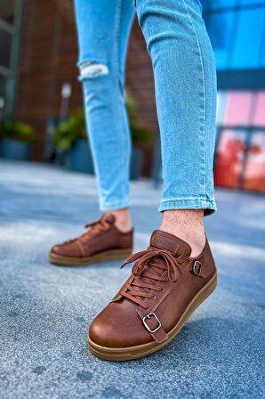 RAMER CH191 CKT Side Buckle Erkek Ayakkabı TABA