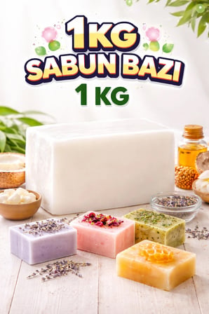 Opak Sabun Bazı 1 KG – Kaliteli ve Kolay Sabun Yapımı İçin Mükemmel Seçim