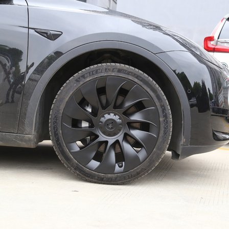 Tesla Model Y CYCLONE Jant Kapağı Seti 20 İnç  Mat Siyah