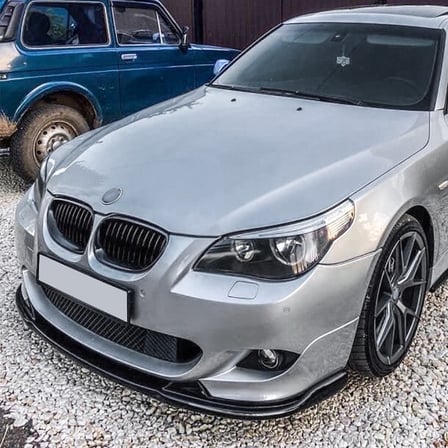 BMW E60 E61 M Teknik (20052010) Piano Black Spoiler / Karlık