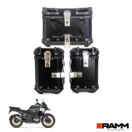BMW Motorrad 1300 GS - 1300 GS Adventure Alüminyum Üçlü Çanta Seti  Siyah