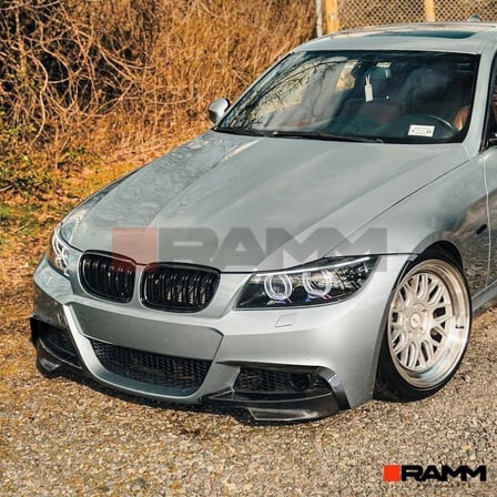 BMW E90 E91 LCI Ön Tampon Bıçağı SağSol  Parlak Siyah