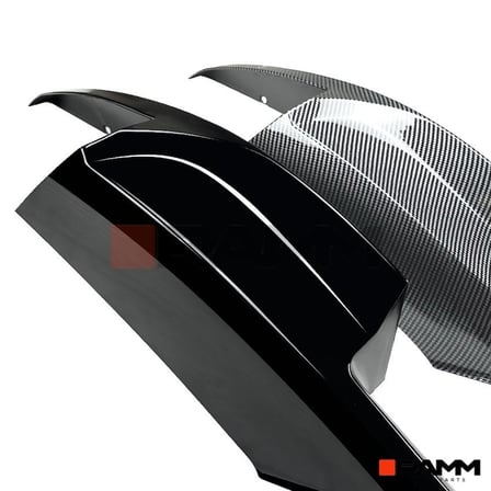 BMW F10 F11 M5 Stil Ön Tampon Flap Seti  Parlak Karbon