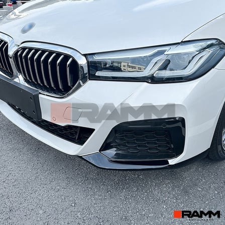 BMW G30 M Sport LCI MP Ön Tampon Flap Takımı Parlak Siyah