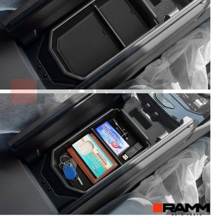 BMW Kol Dayama Saklama Kutusu PVC Siyah