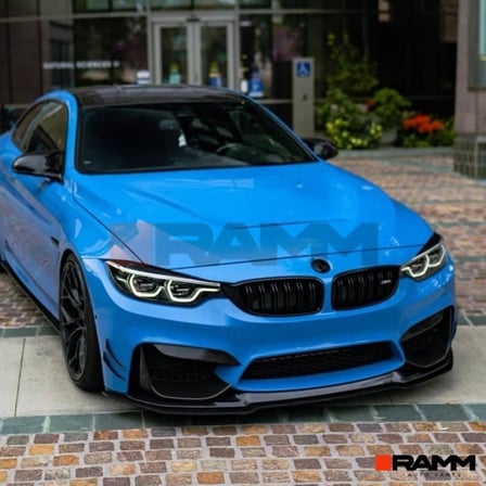 BMW M3 M4 F80 F81 F82 F83 Ön Lip Parlak Siyah