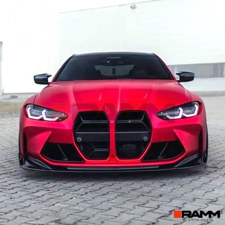BMW M3 M4 G80 G81 G82 G83 Ön Lip Parlak Siyah