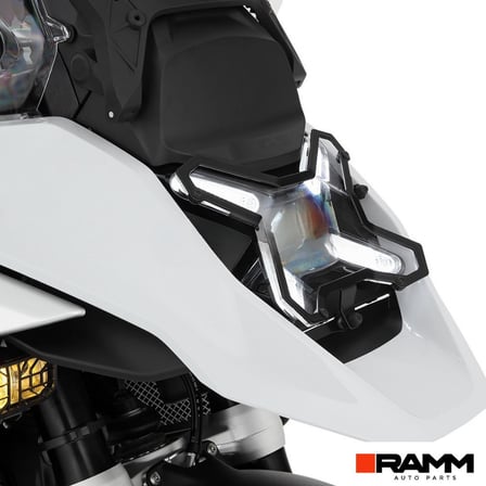 BMW Motorrad 1300 GS - 1300 GS Adventure Alüminyum Far Koruması  Gri