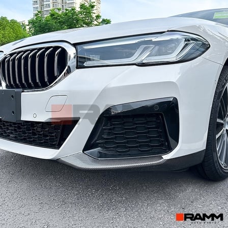 Bmw G30 M Sport Lci Ön Tampon Lipi Parlak Karbon