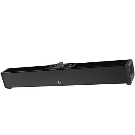 RAMPAGE RM-1 SOUNDWAVE PLUS SİYAH 2X15 WATT+34 WATT BT+USB+AUX+TF KARTLI GAMİNG SOUNDBAR
