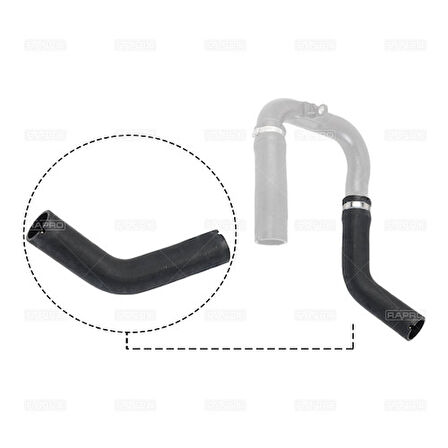 Rapro 11546 Turbo Hortumu Buyuk Punto Evo Grande Punto 1.3 Jtd 90 Hp 05>