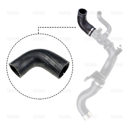 Rapro 11765 Turbo Hortumu Dırsek Egea 1.4-1.5