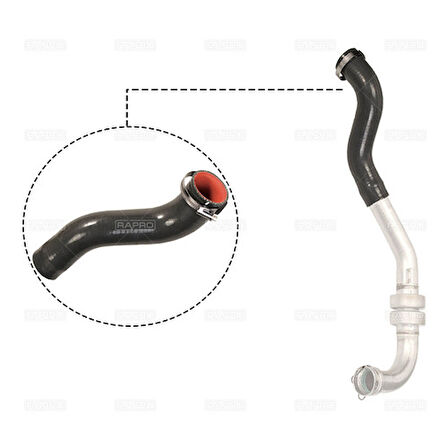 Rapro 12502 Turbo Borusu Sadece Hortum Kangoo III 1.5 Dcı