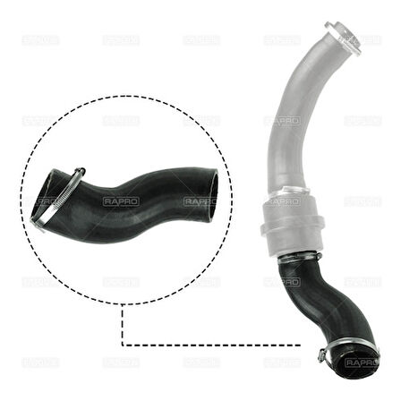 Rapro 16243 Turbo Hortumu Kucuk Transıt V 3.2 D 06>
