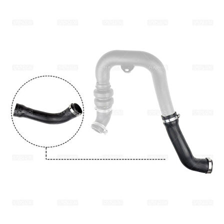 Rapro 16436 Turbo Hortumu Buyuk Ranger 2.2T Dcı 11>