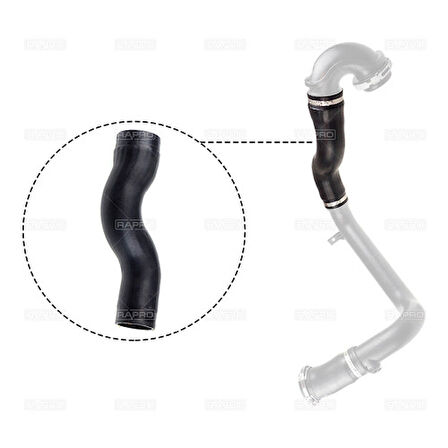 Rapro 18510 Turbo Hortumu Buyuk Insıgnıa A 1.6T 08>