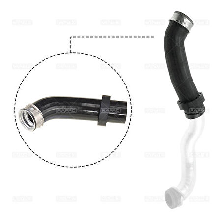 Rapro 19181 Turbo Intercooler Hortumu E46 320 D