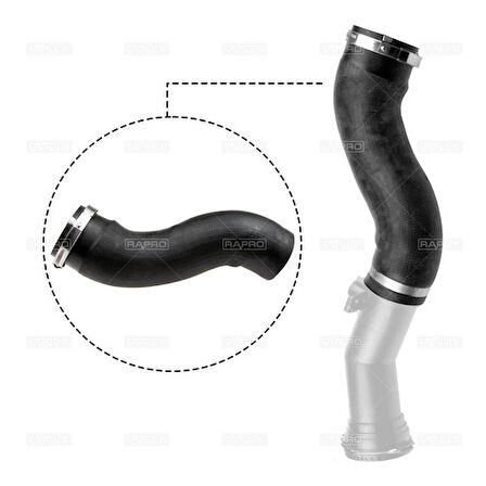 Rapro 19955 Turbo Hortumu Bmw N-13 F-20-21-30-31-35 Plastık Boru Harıc