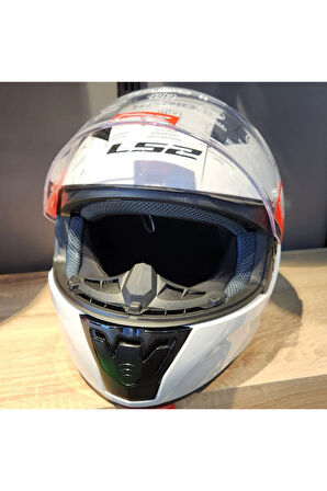 LS2 RAPID 2 SOLID BEYAZ KAPALI KASK