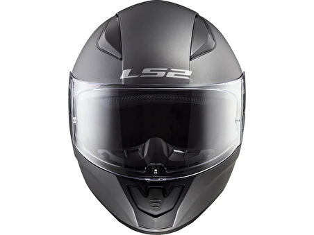 LS2 RAPID 2 SOLID MAT TITANIUM KASK