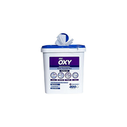 Mr.oxy Mr. Oxy Profesyonel Yüzey Temizlik Mendili 400'LÜ