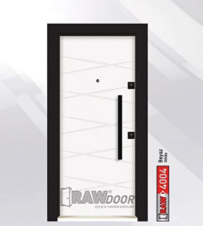 RAWDOOR 4004 MODEL SOL AÇILIR ÇELİK KAPI