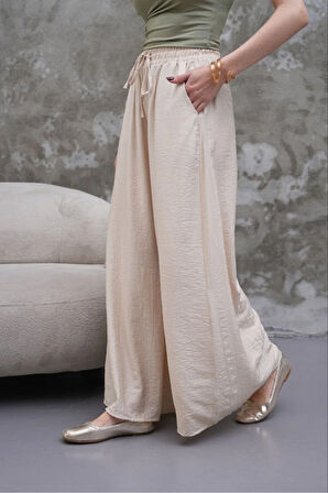 KADIN MODAL KUMAŞ ETEK PANTOLON