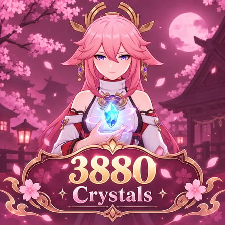 Genshin Impact - 3880 Crystals