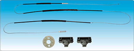 VW Lupo 1998-2005 Sol ve Sağ Ön Cam Kriko Tamir Seti 6X0837461-462