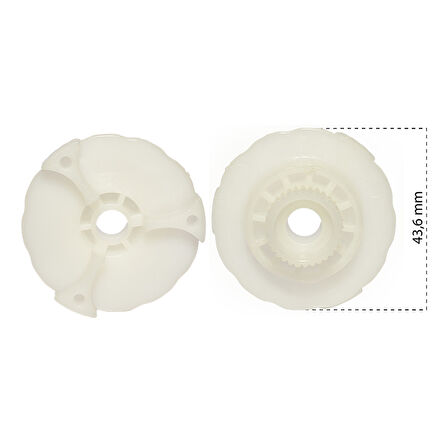 VW Golf 4 Bora Peugeot 406 Sağ ve Sol Cam Kriko Makara Dişlisi 5 Adet